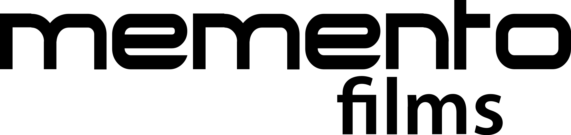 Memento Films Production Logo