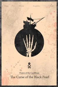 Постер до фильму"Пірати Карибського моря: Прокляття Чорної перлини" #12827