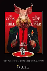 Постер до фильму"Кухар, злодій, його дружина і її коханець" #159472