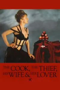 Постер до фильму"Кухар, злодій, його дружина і її коханець" #159471