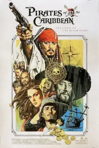 Постер до фильму"Пірати Карибського моря: Прокляття Чорної перлини" #12824