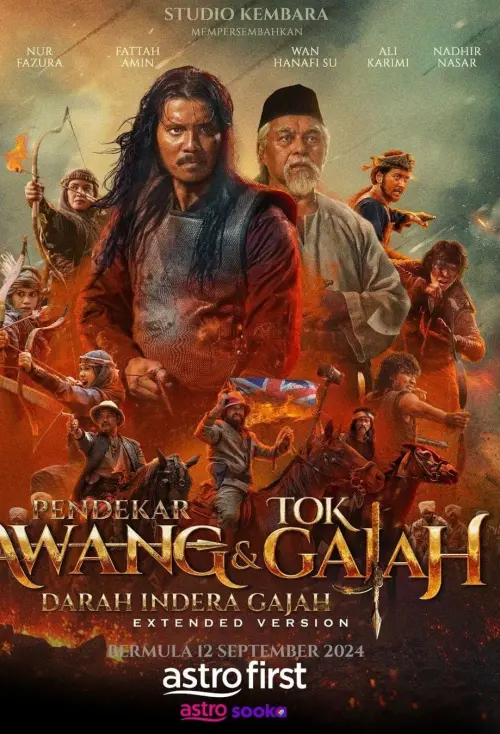 Постер до фільму "Pendekar Awang & Tok Gajah: Darah Indera Gajah"