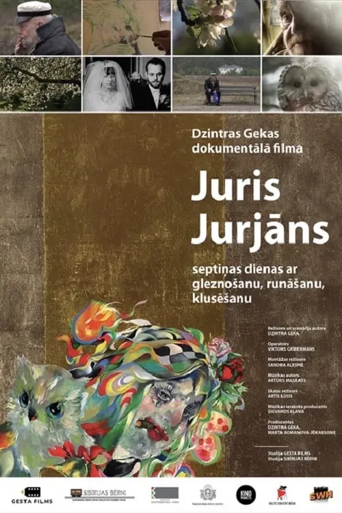 Постер до фільму "Juris Jurjāns. Seven Days of Painting, Talking, Silence"