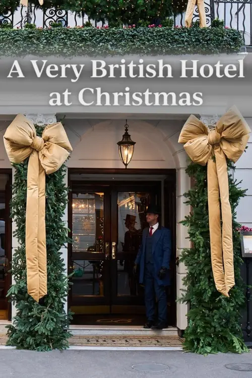 Постер до фільму "A Very British Hotel at Christmas"