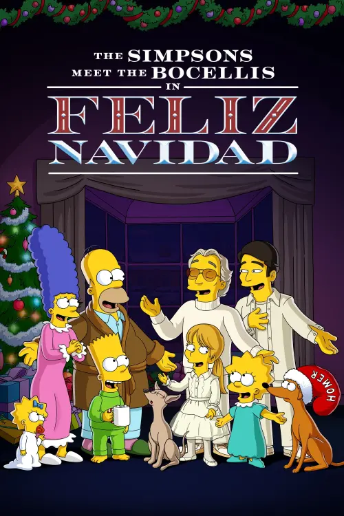 Постер до фільму "The Simpsons Meet the Bocellis in “Feliz Navidad”"