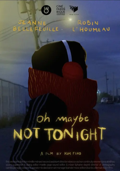 Постер до фільму "Oh maybe not tonight"