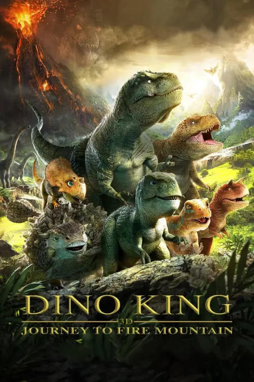 Постер до фільму "Dino King: Journey to Fire Mountain"