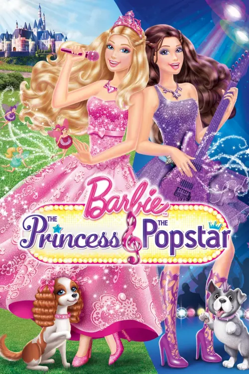 Постер до фільму "Barbie: The Princess & The Popstar"