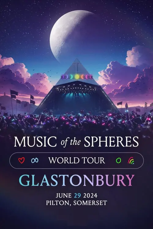 Постер до фільму "Coldplay: Live at Glastonbury 2024"