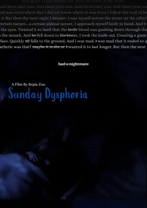 Постер до фільму "Sunday Dysphoria"