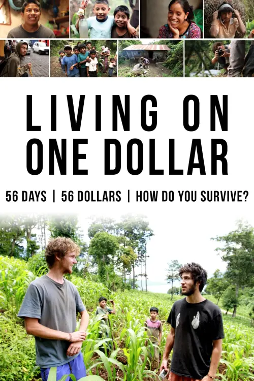 Постер до фільму "Living on One Dollar"