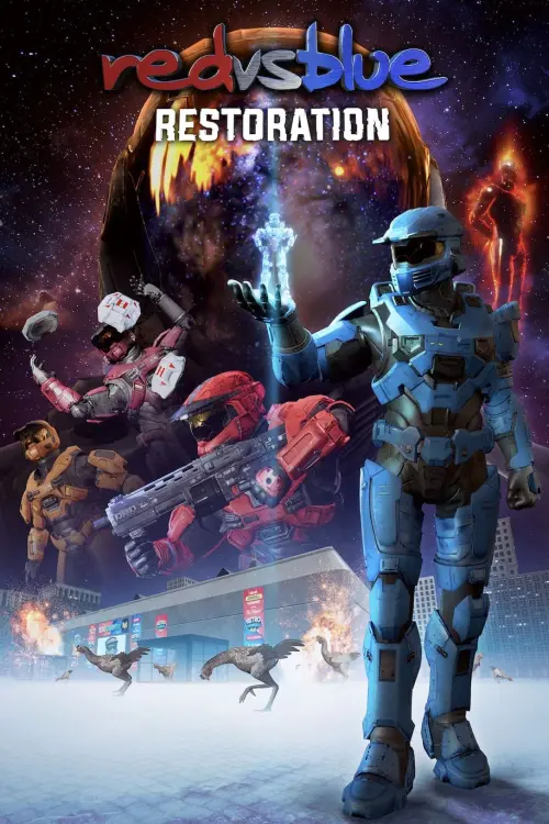 Постер до фільму "Red vs. Blue: Restoration"