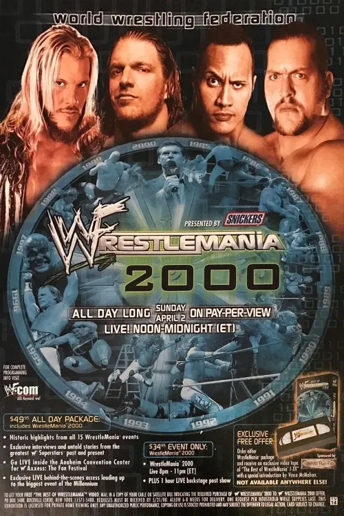 Постер до фільму "WWE WrestleMania 2000"