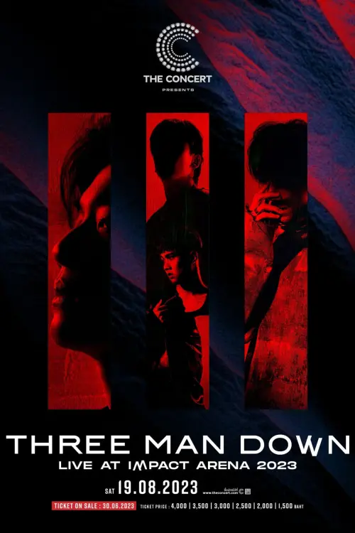 Постер до фільму "Three Man Down Live At Impact Arena 2023"