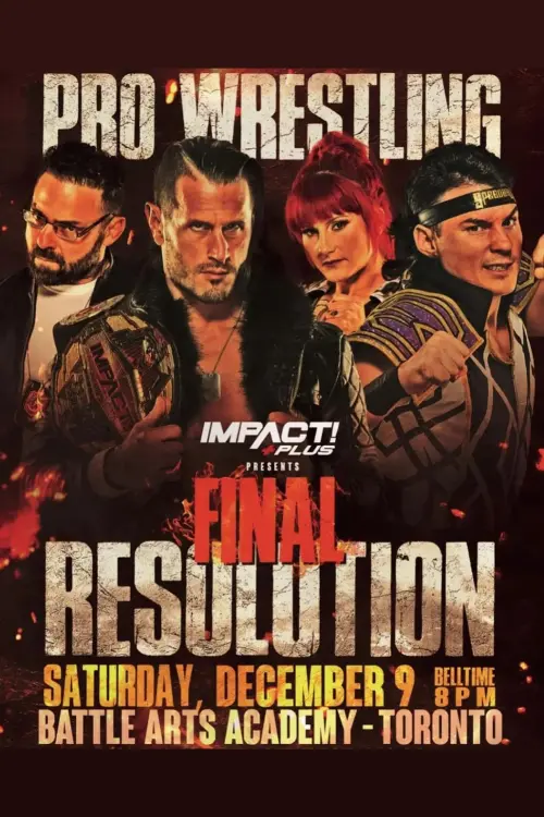 Постер до фільму "IMPACT Wrestling: Final Resolution 2023"