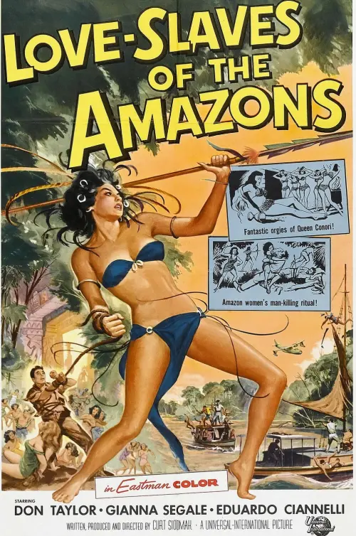 Постер до фільму "Love Slaves of the Amazons"