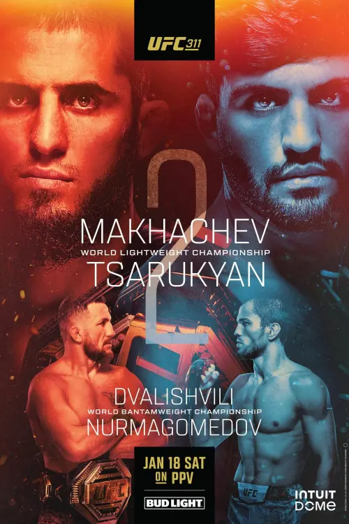 Постер до фільму "UFC 311: Makhachev vs. Moicano"