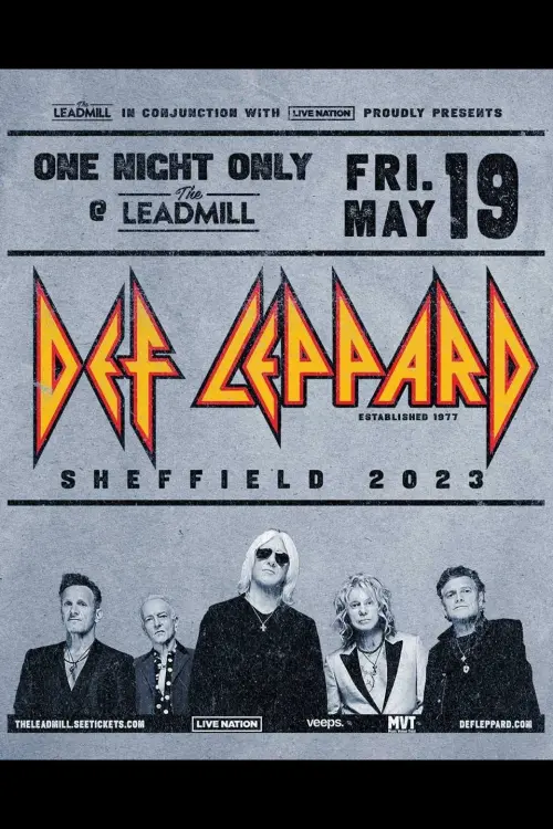 Постер до фільму "Def Leppard- Live at The Leadmill"