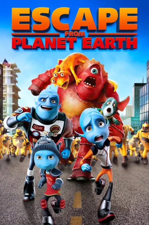 Постер до фільму "Втеча з планети Земля"