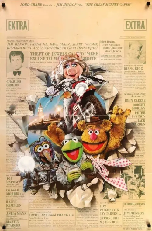 Постер до фільму "The Great Muppet Caper"