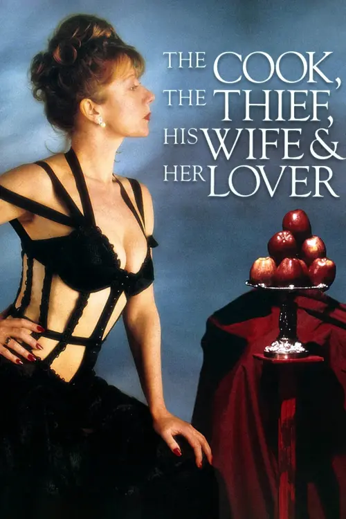 Постер до фільму "Кухар, злодій, його дружина і її коханець 1989"