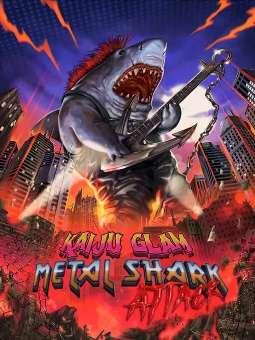 Постер до фільму "Kaiju Glam Metal Shark Attack"