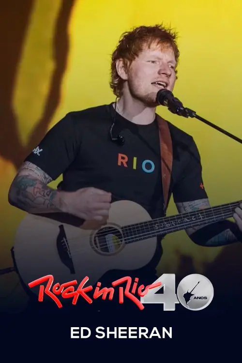 Постер до фільму "Ed Sheeran: Rock in Rio 2024"