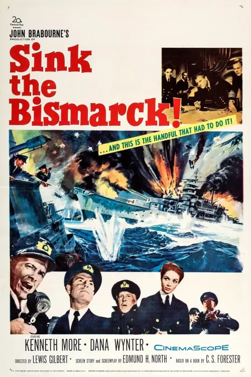 Постер до фільму "Sink the Bismarck!"