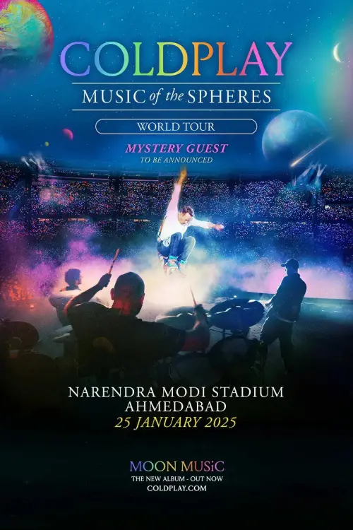 Постер до фільму "Coldplay - Live In Ahmedabad"