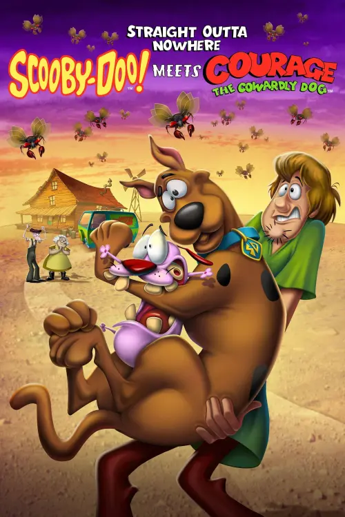 Постер до фільму "Straight Outta Nowhere: Scooby-Doo! Meets Courage the Cowardly Dog"