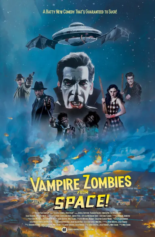 Постер до фільму "Vampire Zombies... From Space!"