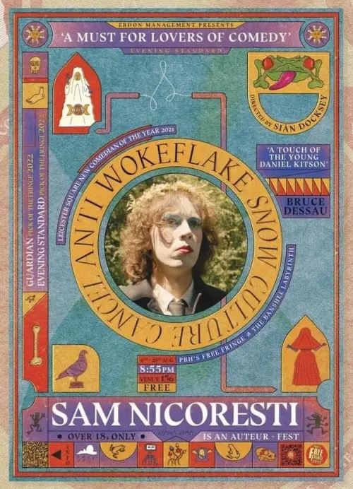 Постер до фільму "Sam Nicoresti: Wokeflake"