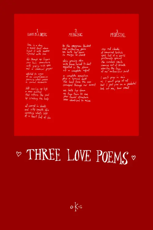 Постер до фільму "Three Love Poems"