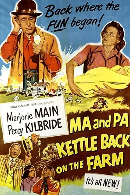 Постер до фільму "Ma and Pa Kettle Back on the Farm"