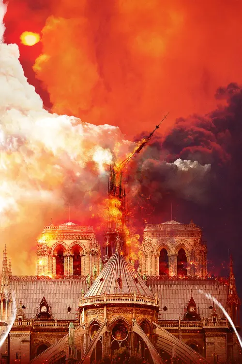 Постер до фільму "Notre-Dame on Fire"