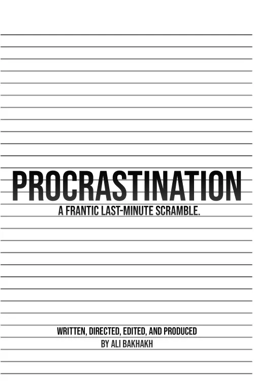 Постер до фільму "Procrastination"