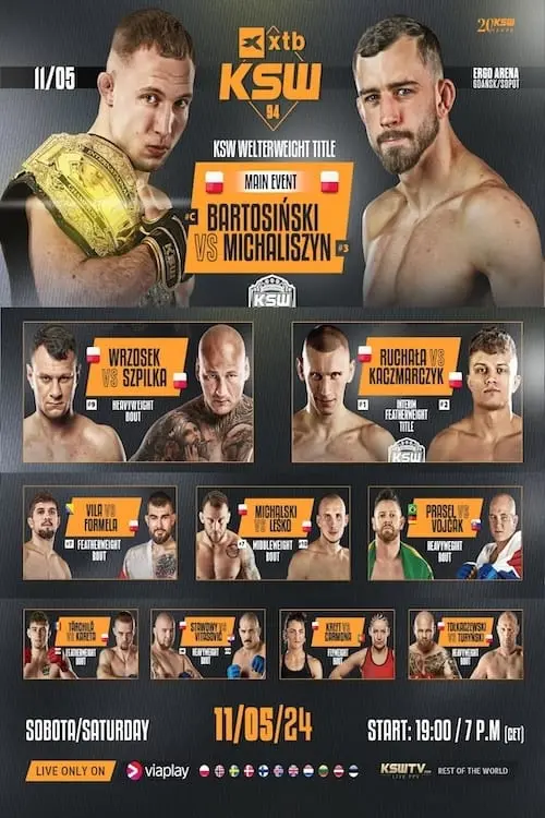 Постер до фільму "KSW 94: Wrzosek vs. Szpilka"