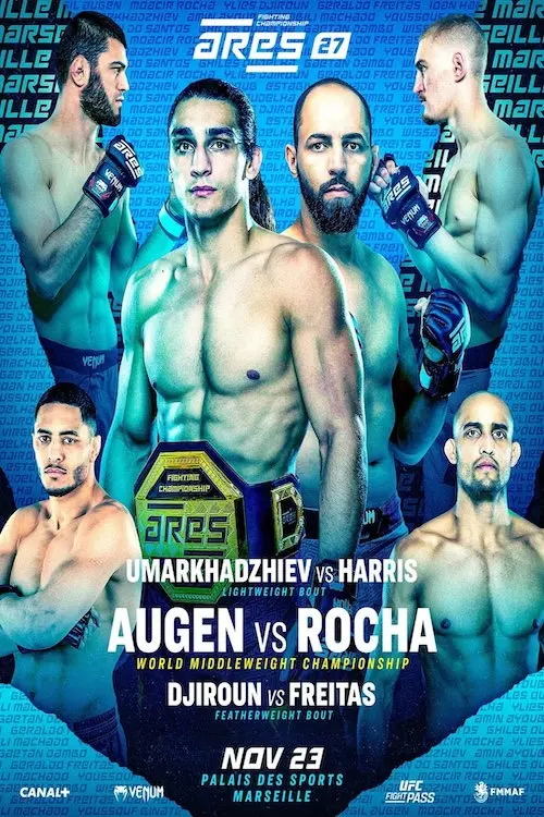 Постер до фільму "ARES 27: Augen vs. Rocha"