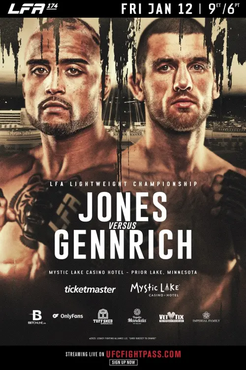 Постер до фільму "LFA 174: Jones vs. Gennrich"