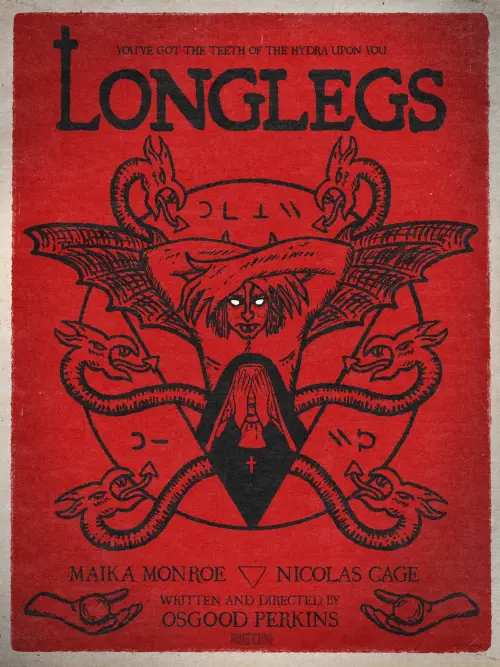 Постер до фільму "Longlegs 2024"