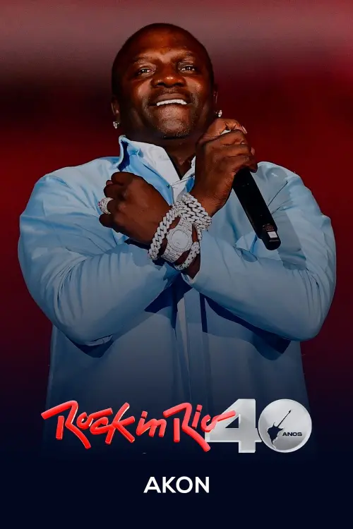 Постер до фільму "Akon: Rock in Rio 2024"