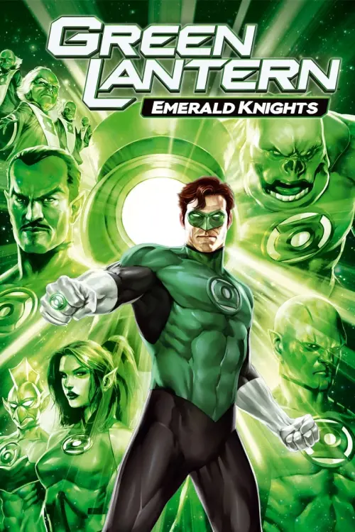Постер до фільму "Green Lantern: Emerald Knights"