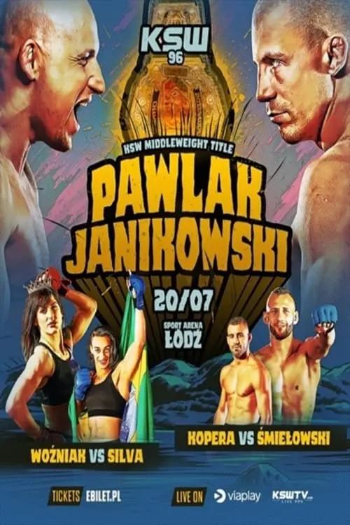 Постер до фільму "KSW 96: Pawlak vs. Janikowski"