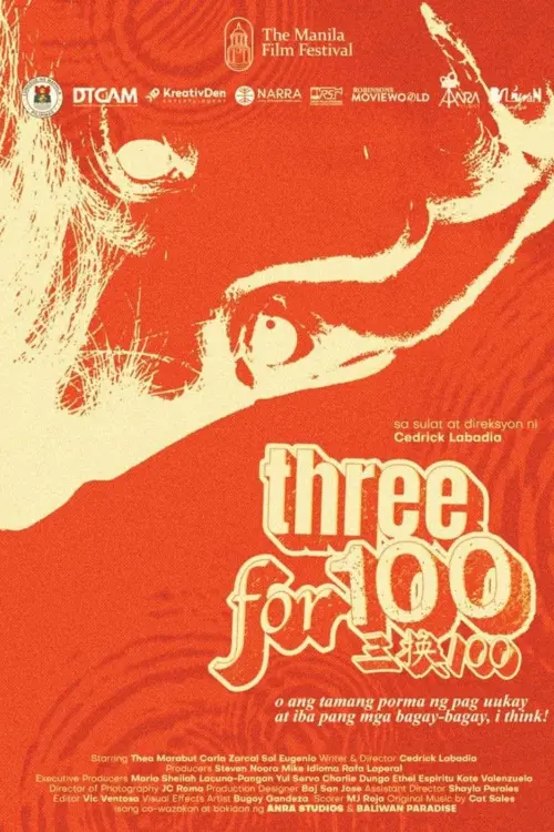 Постер до фільму "threefor100: or the thrifting of love and various other things"