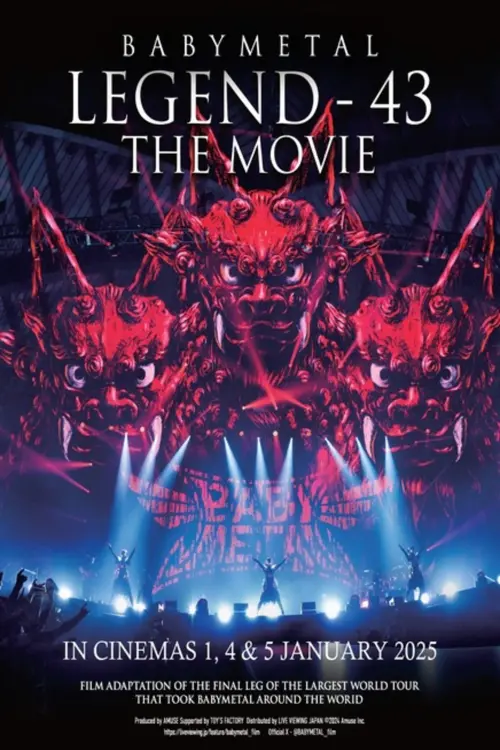 Постер до фільму "BABYMETAL LEGEND - 43 The Movie"