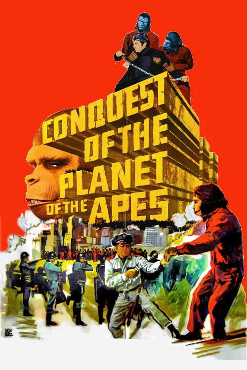 Постер до фільму "Підкорення планети мавп"