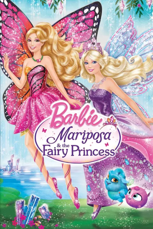 Постер до фільму "Barbie Mariposa & the Fairy Princess"