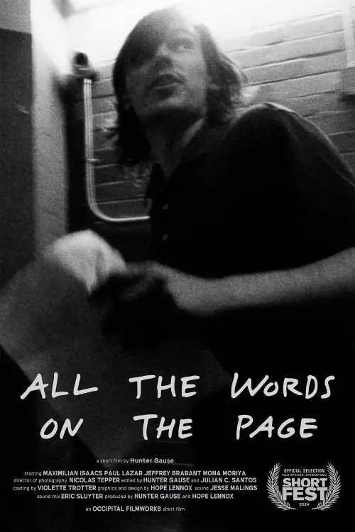 Постер до фільму "All the Words on the Page"