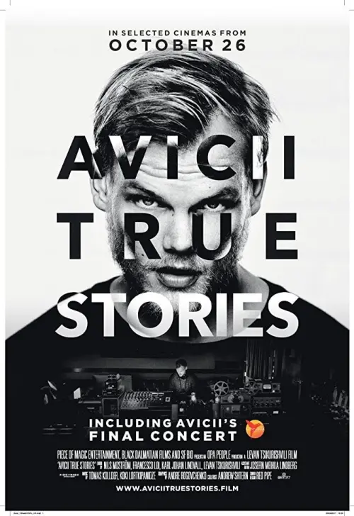 Постер до фільму "Avicii: True Stories"