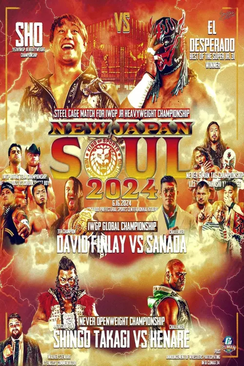 Постер до фільму "NJPW New Japan Soul 2024: Day 4"